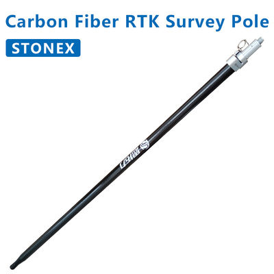 شراء القطب الممتد لألياف الكربون لـ GPS RTK GNSS قطب روفر تلسكوبي STONEX قطب مسح GPS التصنيع عبر الإنترنت