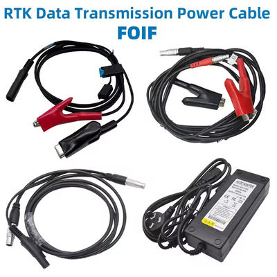 شراء كابل نقل البيانات FOIF GNSS RTK 5-Pin كابل طاقة الراديو الخارجي مع محول 220V التصنيع عبر الإنترنت