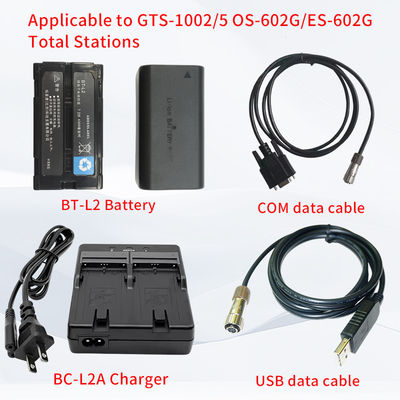 شراء Suitable for GTS-1002/5, OS-602G/ES-602G Total Stations BT-L2 Battery BC-L2A Charger التصنيع عبر الإنترنت