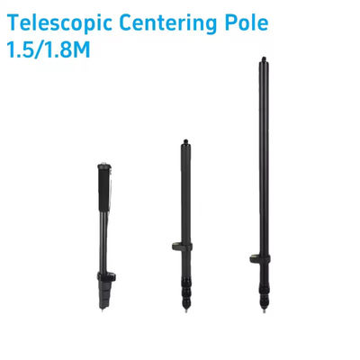 1.5M 1.8M قطب مركز تلسكوبي محمول RTK GPS مسح العصا سبيكة الألومنيوم خفيفة الوزن 1PCS
