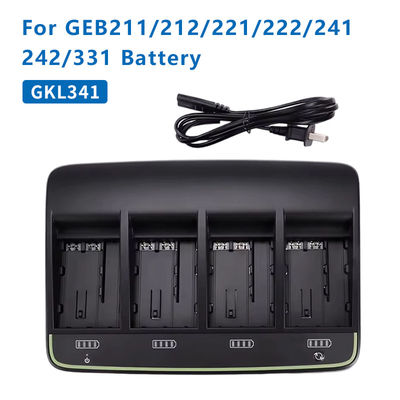 شاحن سيارات أربعة فتحات GKL341 للبطارية الليثيوم نموذج GEB242/241/211/212/221/222 1PCS