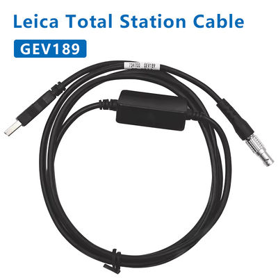 GEV189 734700 كابل تحميل البيانات USB الملحقات الأساسية لمحطة Leica Survey Total 0.B 5 Pin