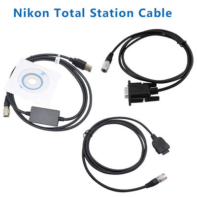 6 PIN USB RS232 PDA واجهة تحميل البيانات كابل لـ Nikon Survey Total Station كابل نقل البيانات DTM532/452/330
