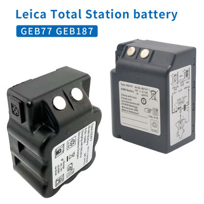 بطارية GEB187/77 طويلة الأمد لمحطة Leica TCA1100 TCA1700 TCA1800 TPS1000 TPS2000 TPS2003 الإجمالية NI-MH للمسح